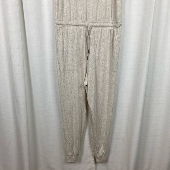 Athleta Cream Balance Jumpsuit Sz.L - Picture 6 of 15